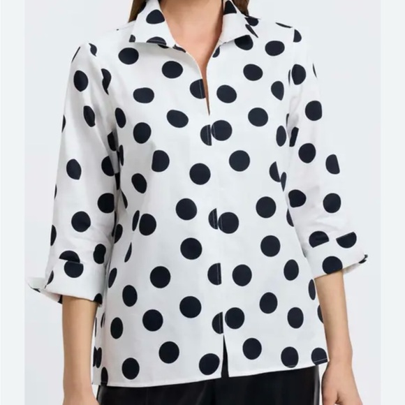 Chico's Tops - Polka Dot Shirt 100% Cotton